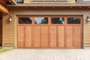 How thick should a garage door be