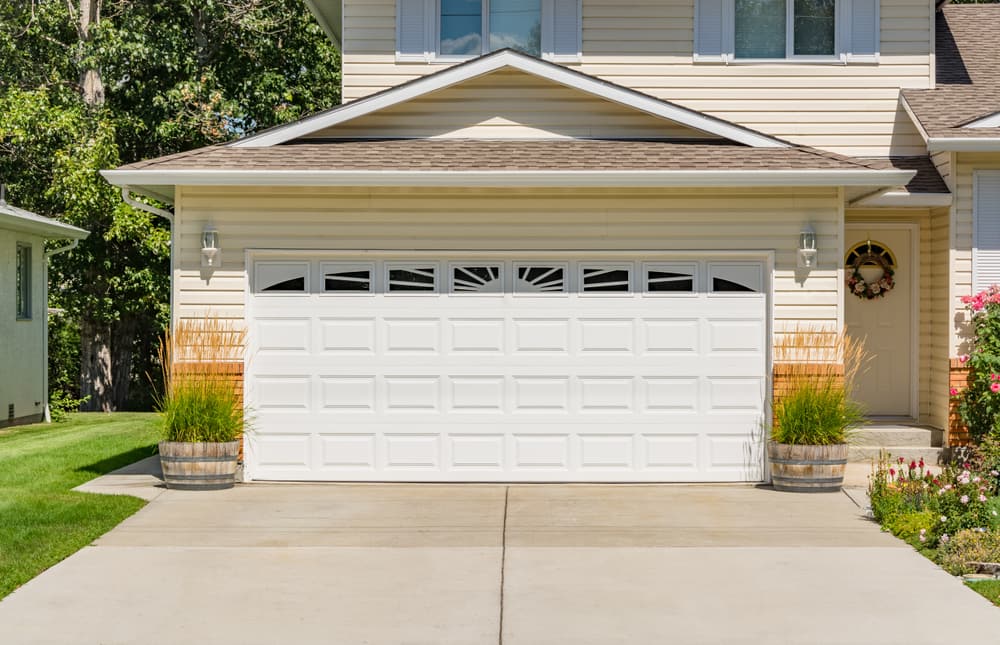 How do I prepare to install a garage door?