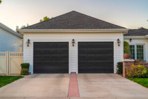 What is the most popular garage door color? 