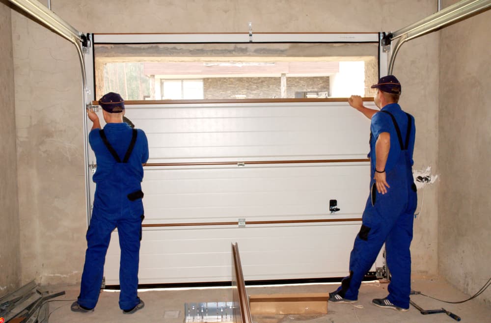 What is the toughest part of installing a garage door