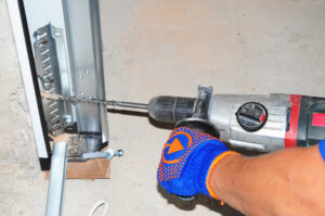 How do I keep my garage door motor in good condition?