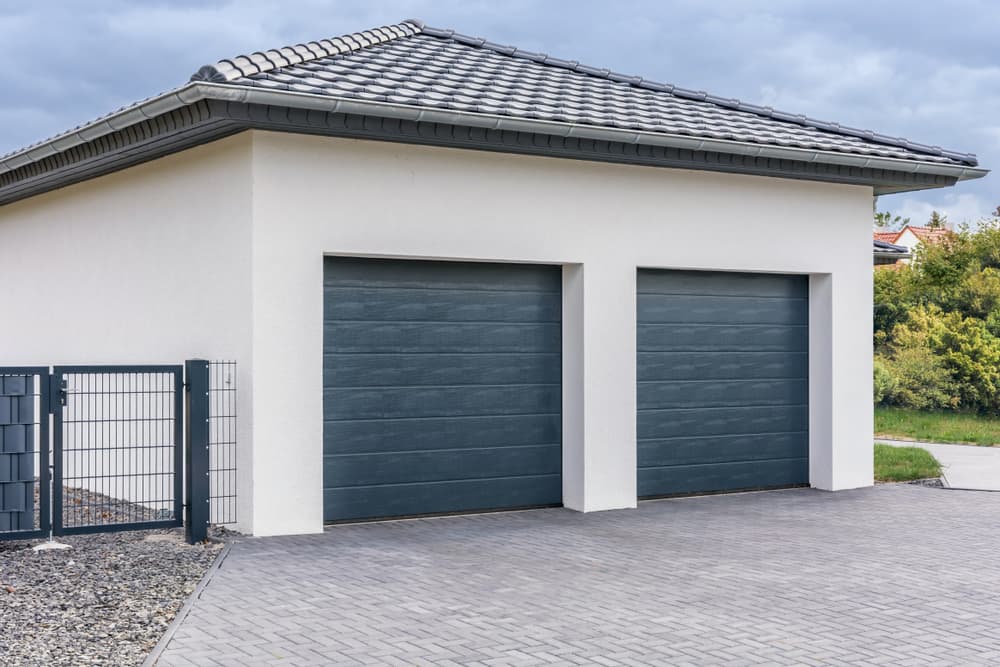 How do I protect my garage doors from heavy weather