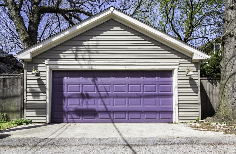 What should a garage door be made of